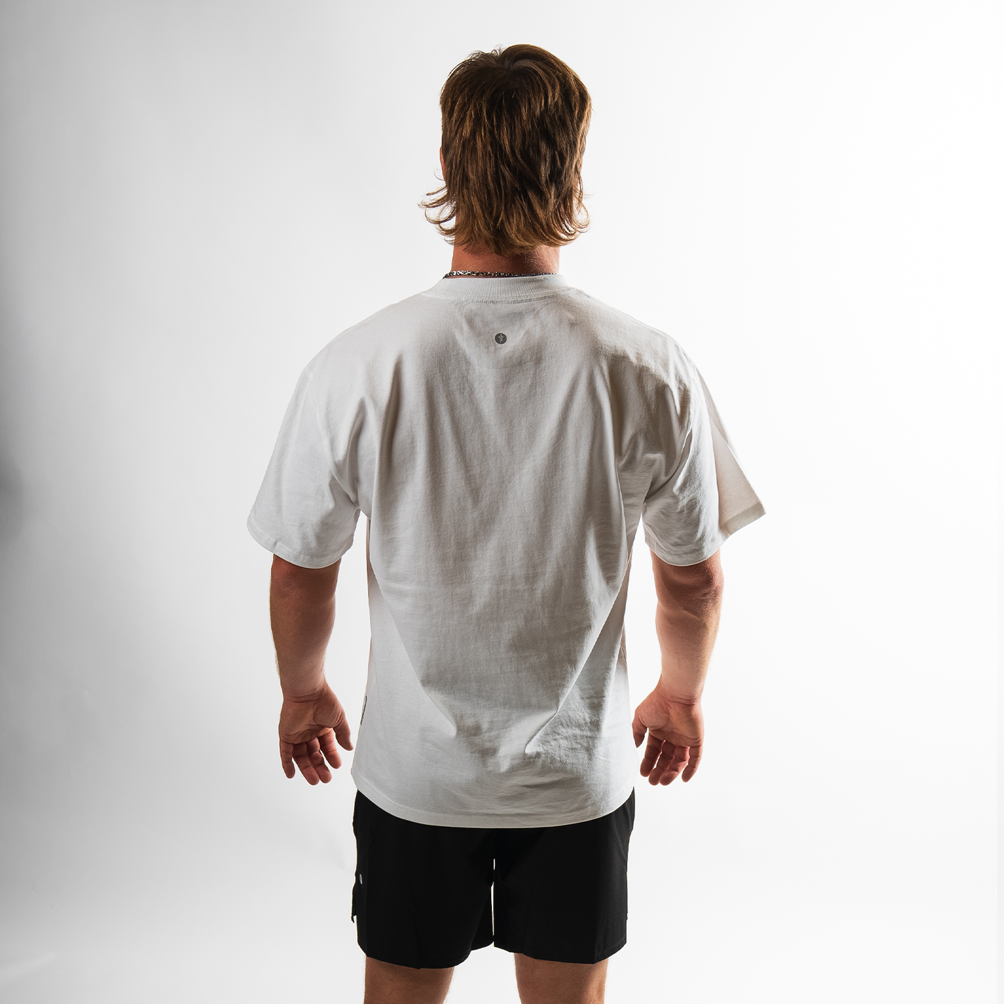 Oversized JRM Tee - Faded White
