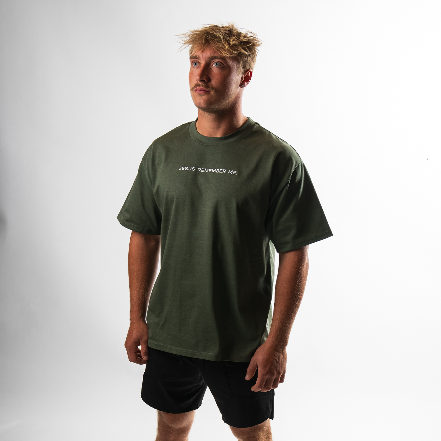 Oversized JRM Tee - Olive