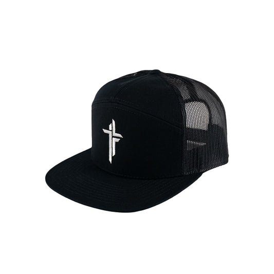 Cross Hat Flatbill - Black