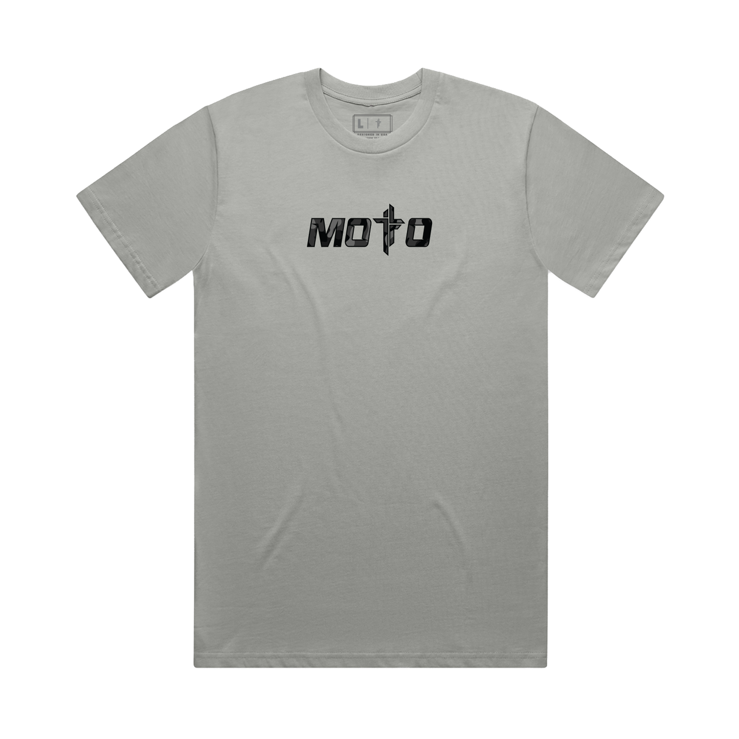 Moto Tee - Grey