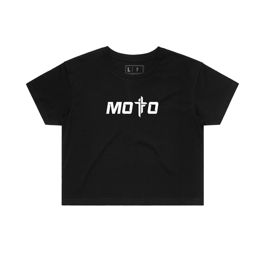 Moto Crop - Black