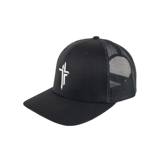 Cross Hat Curved - Black