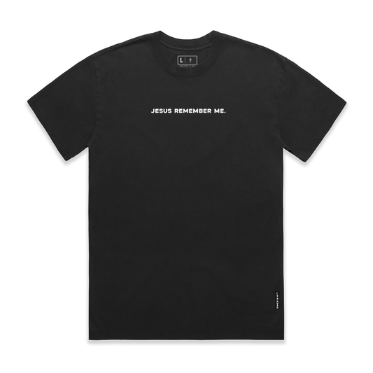 Oversized JRM Tee - Faded Black