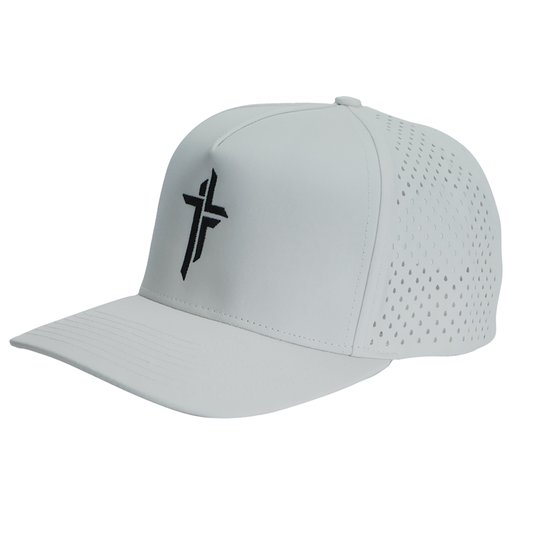 Premium Cross Hat (Curved) - White